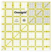 Omnigrid 6.5 Ruler with Grid, Square Quilters Ruler