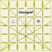 Omnigrid 6" Ruler with Angles, Square Quilter's Ruler
