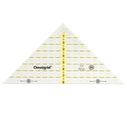 Omnigrid 8" Right Triangle Ruler, Quarter-Square Triangle Quilter's Ruler