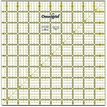 Omnigrid 9.5" Ruler, Square Quilter's Ruler