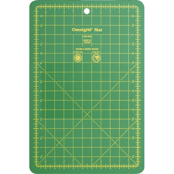 Omnigrid Cutting Mat W/ Grid 5-1/2"X8-1/2"-