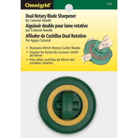 Omnigrid Dual Rotary Blade Sharpener, 45 mm