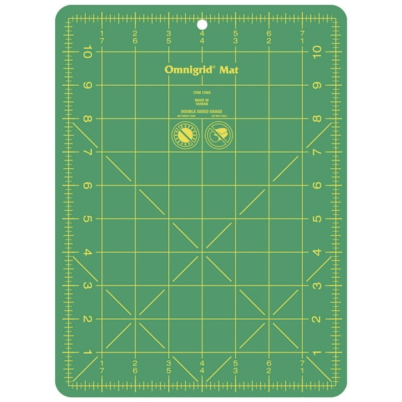 Omnigrid Mat 8"x11" with Grid, 12-Pack