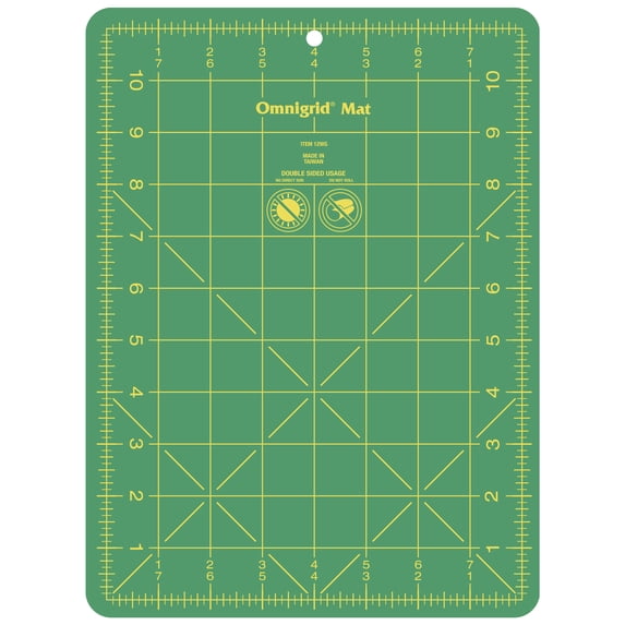 Omnigrid Mat 8"x11" with Grid, 12-Pack