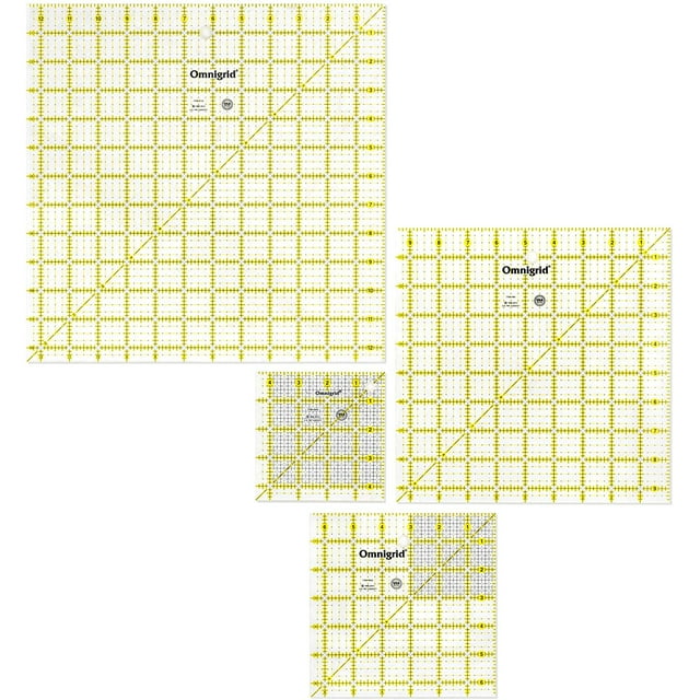 Omnigrid R45125S 12-1/2-Inch Square Value Pack, 4-Count
