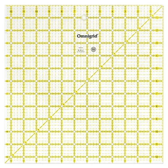 Omnigrid Ruler - 12-1/2 x 12-1/2 inches