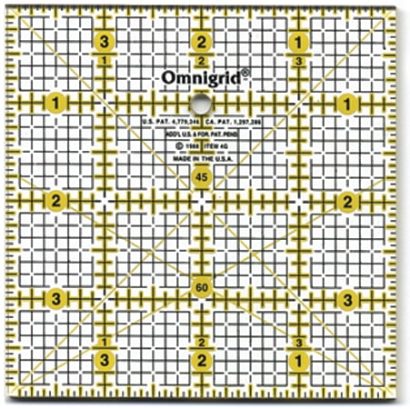 Omnigrid Ruler with Grid 4x4