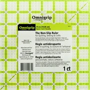 Omnigrip 7.5" Non-Slip Ruler, Square Quilter's Rulers by Omnigrid