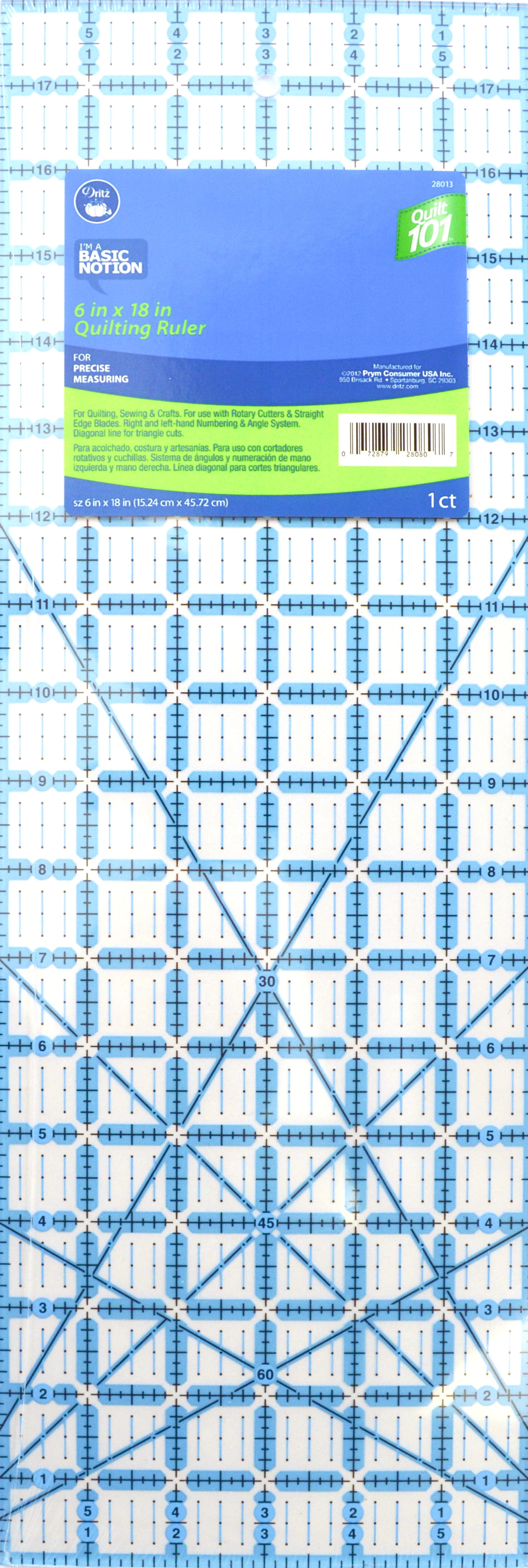 Omnigrip Ruler 6in x 18in - Walmart.com