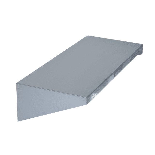 Omnimed Stainless Steel Wall Shelf, 7”x 16”, 20 lbs Load Capacity Wall