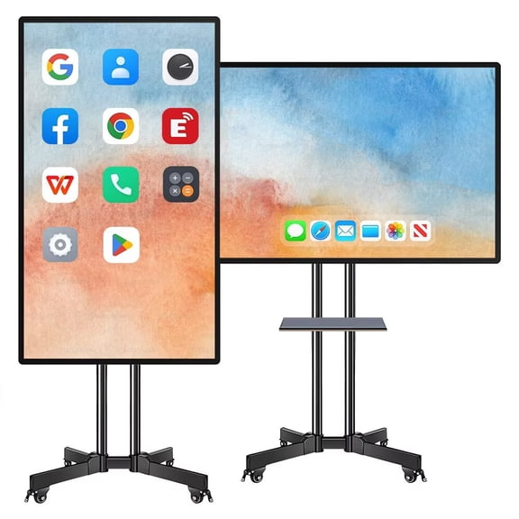OmninexHub 4K Smart Board 49 Inch Interactive Whiteboard, All-in-One Touch Screen Computer with Dual System & Cloud Sharing Perfect for Classroom, Office & Presentations
