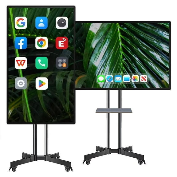 OmninexHub 4K Smart Board 49 Inch Interactive Whiteboard All-in-One, Touch Screen Computer with Dual System & Cloud Sharing Suitable for Classroom, Office & Presentations (Wall-Mounte)