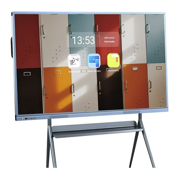 OmninexHub 4K Smart Board 55 Inch Interactive All-in-One Computer, Touch Screen with Dual System & Cloud Sharing For Classroom, Office & Presentations