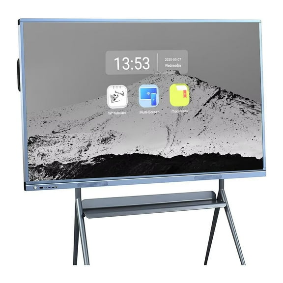 OmninexHub 55" 4K UHD Interactive Whiteboard, Touch Screen Digital Electronic Calendar All-In-One Smartboard Multi-Touch Display for Classroom Learning