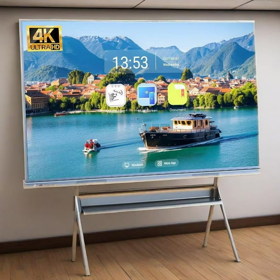 OmninexHub 55 Inch Smart Board, Touch Screen Board, Digital Electronic Calendar Interacti Whiteboard, All-In-One Computer 1080P Monitor Player for Advertisin, Classroom And Digital Signage Displays