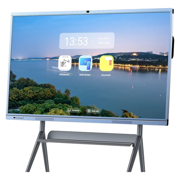 OmninexHub 65" Smart Board Digital Interactive White Board, Smartboard Interactive Whiteboard for Office, Electronic Smartboards for Classroom