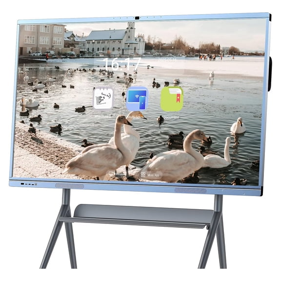 OmninexHub 65 inch Smartboard Screen Mirroring Reverse Control IR Touch Wireless Presentation Boards for Digital Signage, School & Office