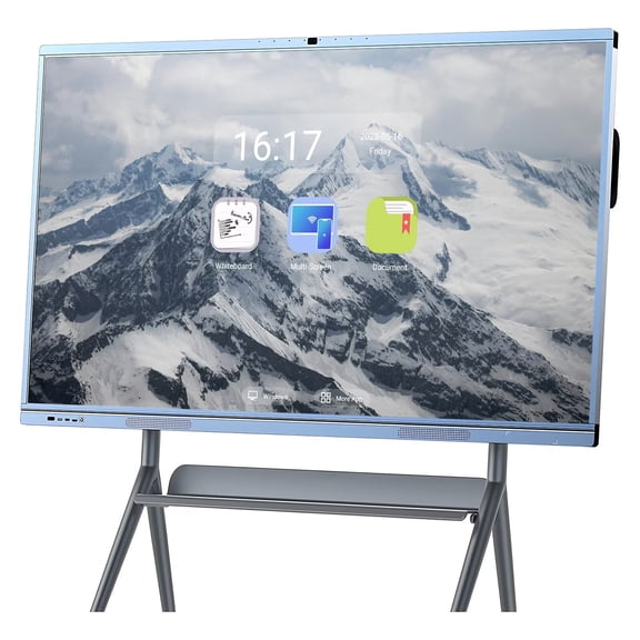 OmninexHub 65inch Smart Board Pro Reverse Control IR Touch Rotatable 4K Monitor Wireless Presentation Boards for Digital Signage, School & Office