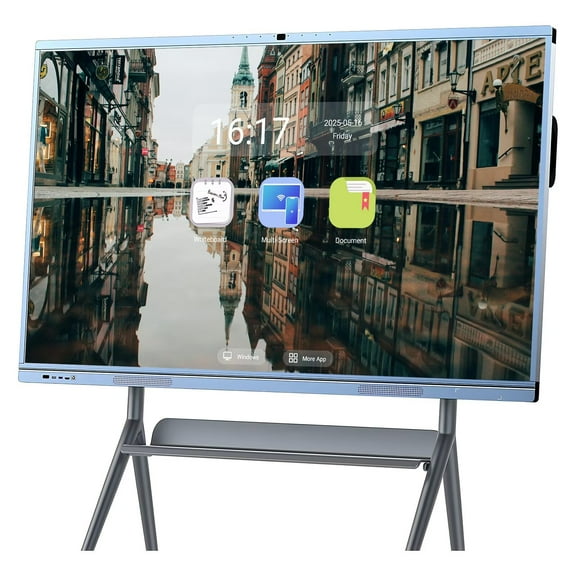 OmninexHub 65inch Smartboard Screen Mirroring Reverse Control IR Touch Wireless Presentation Boards for Digital Signage, School & Office