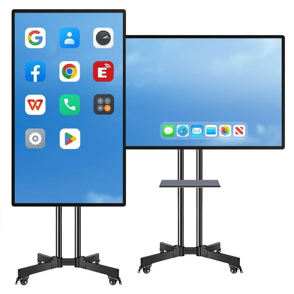 OmninexHub Smart Board 49 Inch Multi-Touch Electronic Calendar Smartboard for Classroom, 4K Monitor Wireless Projection Player for Advertisin And Office (Wall-Mounte)