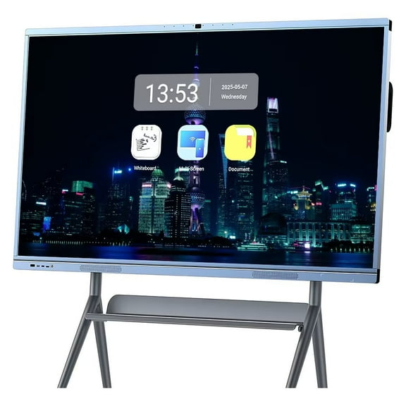 OmninexHub Interactive Smart Board 65", 4K Touch Screen Digital Electronic Calendar All-In-One Smartboard Touchscreen Dual OS for School & Business