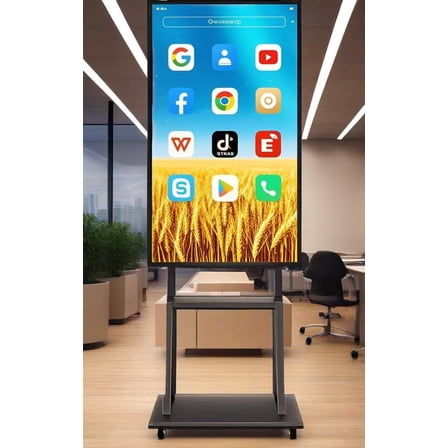 OmninexHub Interactive Whiteboard, Smart Board, 49 Inch Electronic Whiteboard, Screen Mirroring From Android And Ios for Live Streaming, for Advertising Display And Classroom (Board Only)