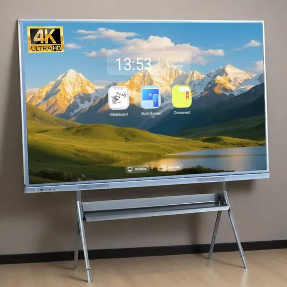 OmninexHub Interactive Whiteboard, Smart Board, 55 Inch Electronic Whiteboard, Screen Mirroring From Android And Ios for Live Streaming, for Advertising Display And Classroom (Board Only)