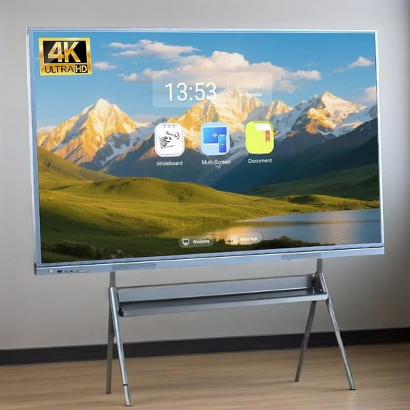 OmninexHub Smart Board, 55 Inch Electronic Whiteboard, Screen Mirroring from Android And Windows for Office And Classroom