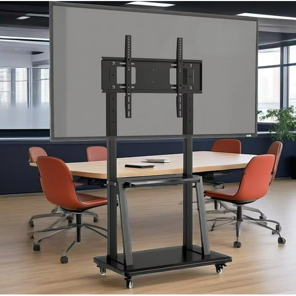 OmninexHub Mobile TV Stand Universal Rolling TV Cart Fits for 32-70"LCD LED OLED Plasma Flat Panel Screen up To 176 Lbs for Living Room And Office