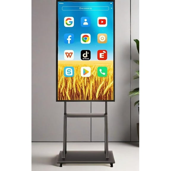 OmninexHub Smart Board, 49 Inch Electronic Whiteboard, Screen Mirroring From Android And Windows for Live Streaming, Advertising Display, Classroom And Commercial Office