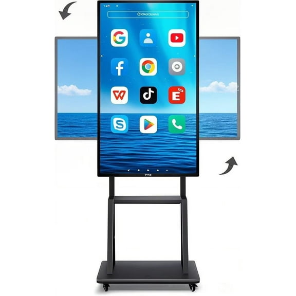 OmninexHub Smart Board, 49''Multi-Touch4K Monitor for Family And Classroom,  Electronic Calendar Wireless Projection Player for Advertisin And Business