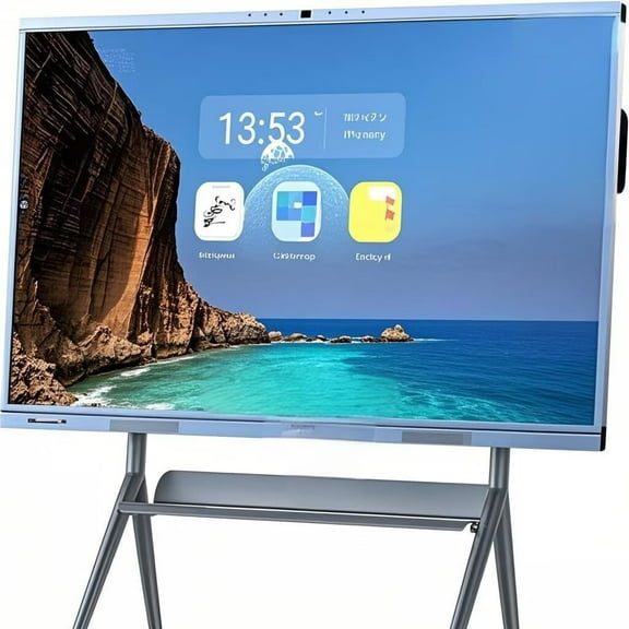 OmninexHub Smart Board, 4K Uhd 65 Inch Digital Electronic Calendar, Dual System Cloud Sharing Performance Interactive Whiteboard for Meetings And Presentations