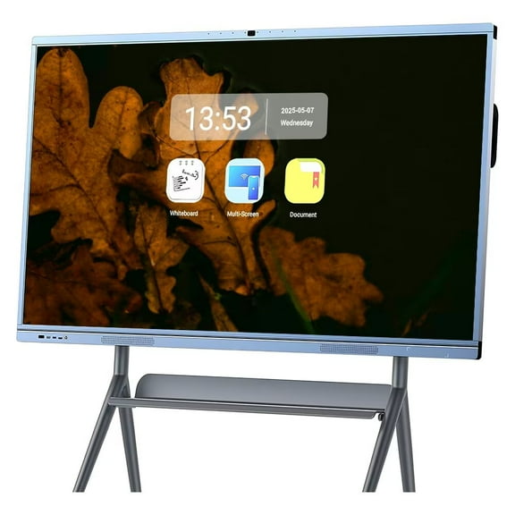 OmninexHub Smart Board 65 Inch All-in-One Touch Screen Interactive Whiteboard, Dual System & Cloud Sharing! Ideal for Instant Classroom Collaboration, Office Presentations & Seamless Education