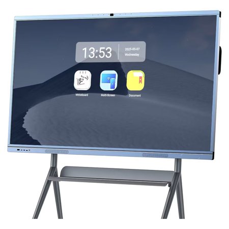 OmninexHub Smart Board 65 Inch Interactive Whiteboard, All-in-One Touch Screen Computer with Dual System & Cloud Sharing - Perfect for Classroom, Office & Presentations