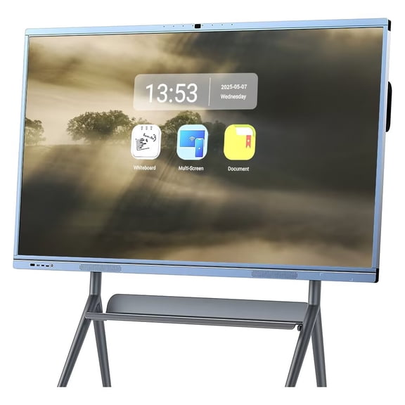 OmninexHub Smart Board 65 Inch Touch Screen All-in-One Interactive Whiteboard with Dual System, Great for Classroom Engagement, Office Collaborations & Professional Presentations
