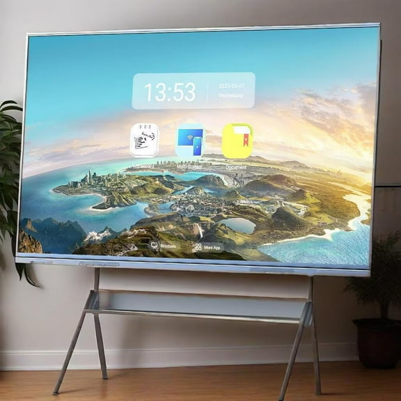 OmninexHub Smart Board, 65''Interactive Whiteboard, Electronic Whiteboard, Screen Mirroring From Android And Ios for Live Streaming, for Advertising Display And Classroom