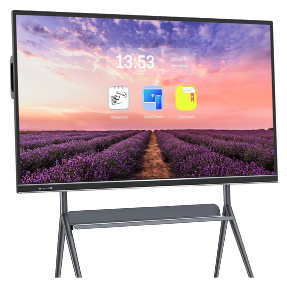 OmninexHub Smart Board 86 Inch Touch Screen, Upgrade Your Classroom & Office! All-in-One Computer with Dual System & Cloud Sharing for Education & Conferences​