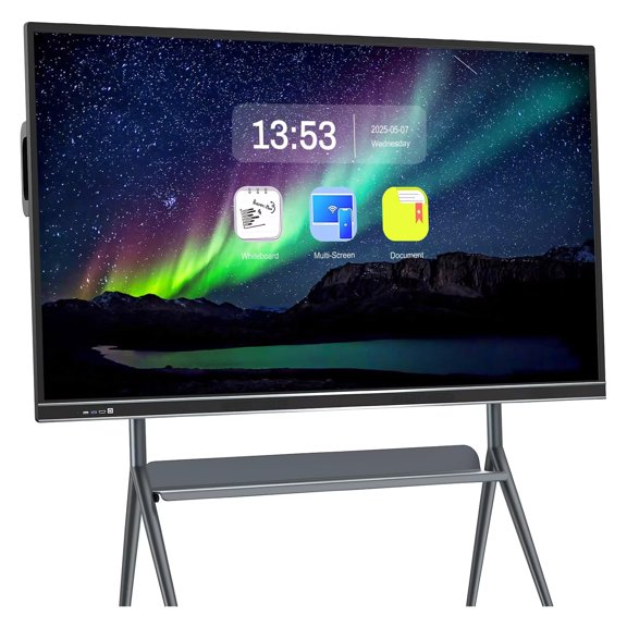 OmninexHub Smart Board 86 Inch Touch Screen Upgrade Your Space Now! All-in-One Computer with Dual System, Cloud Sharing for Dynamic Education, Interactive Meetings & Professional Presentations