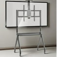 thumbnail image 1 of OmninexHub Smart Board Cart Height-Adjustable TV Stand for 42-75" Flat Screens up To 176 Lbs for Living Room And Office, 1 of 6