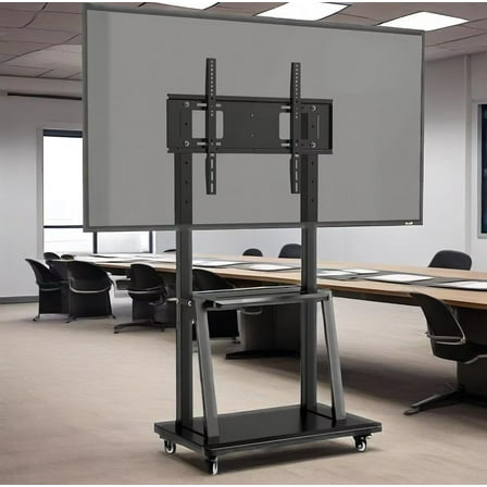 OmninexHub Smart Board Stand Mobile TV Cart for Living Room & Office for 32-70" Screens up To 176 Lbs