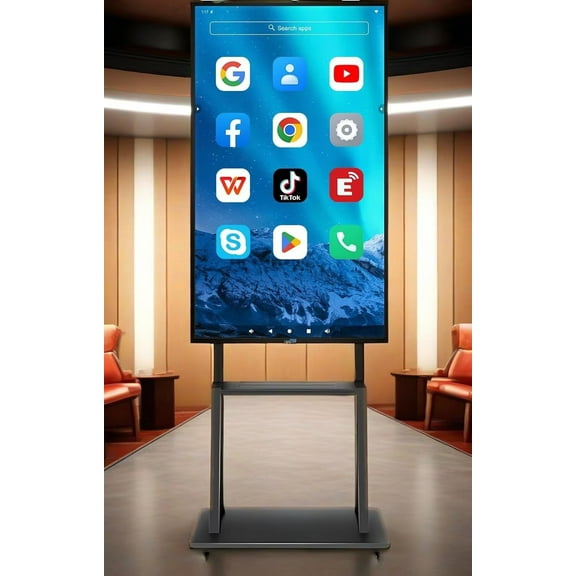 OmninexHub Smart Board Touch Digital Electronic Calendar, 49''Multi-Touch Smart Board for Office, Family And Classroom, 4K Monitor Wireless Projection Player for Advertisin And Business