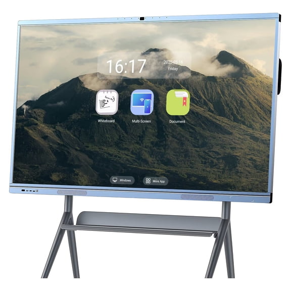 OmninexHub Smart Boards 65inch Pro Reverse Control IR Touch Rotatable 4K Monitor Wireless Presentation Boards for Digital Signage, School & Office