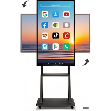 OmninexHub Touch Screen Interactive Whiteboard, 49 Inch Digital Electronic All-In-One Smartboard, 4K Monitor Touchscreen for Presentation And Player for Advertisin