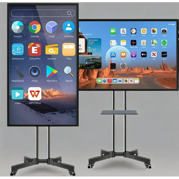 OmninexHub Touch Screen Smart Board, 49''Touch Screen All-In-One Computer Digital Electronic Whiteboard Smart Board, Electronic Calendar Touchscreen Monitor Player for Advertisin