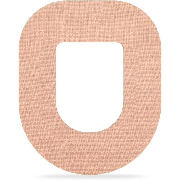 Omnipod 5 Adhesive Patches, 30 Pack Waterproof & Breathable Patches for Omnipod Premium Overpatch Dash Pods Pre-Cut Overlay (Beige)