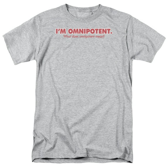 Omnipotent Officially Licensed Adult T Shirt