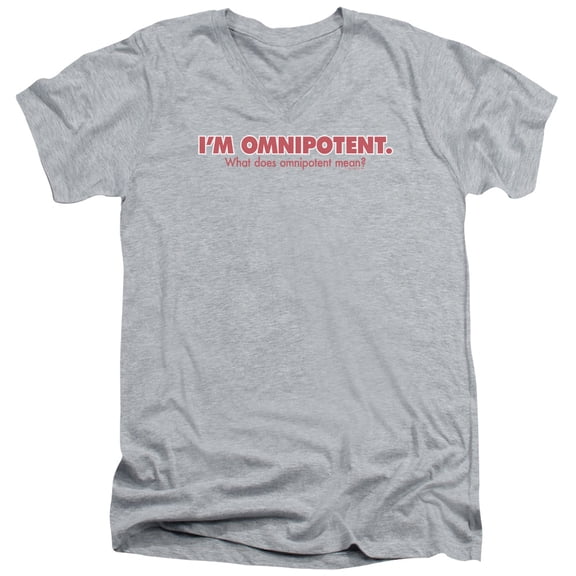 - Omnipotent - Slim Fit V Neck Shirt - X-Large