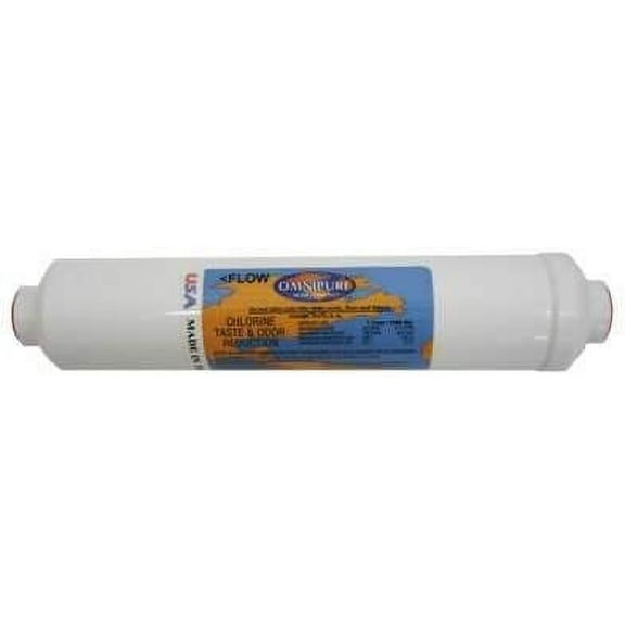 Omnipure (K2505-KK) 10"x2" Inline K-Series 5 Micron Sediment; 3/8" Quick Connect