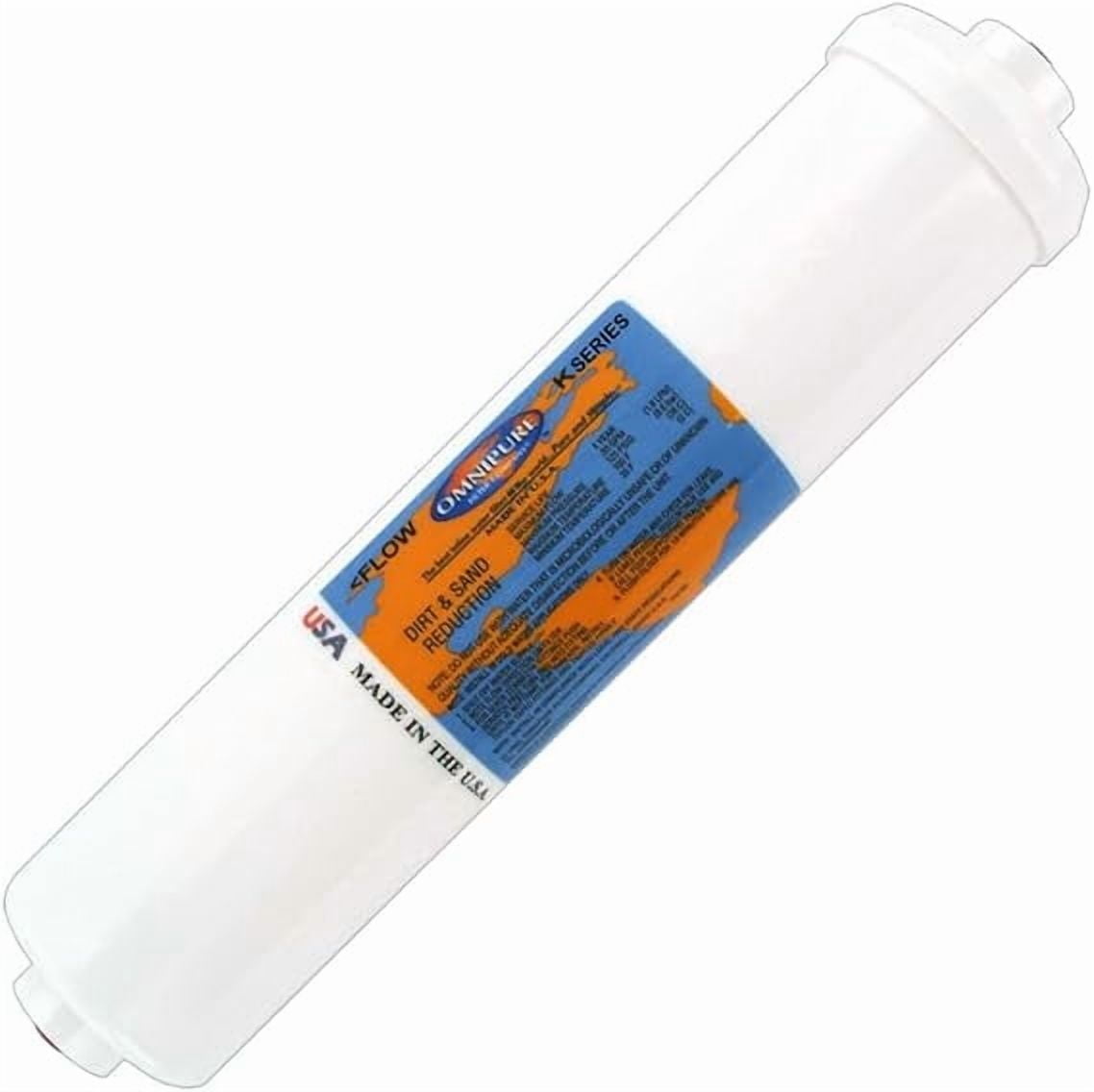 Omnipure K2567JJ Inline GAC and KDF-55 Filter Cartridge