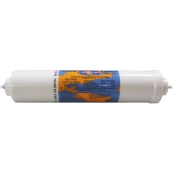 Omnipure (K5633-JJ) 12"x2.5" Inline K-Series T33 GAC Acid Wash Carbon T33 1/4" FQC